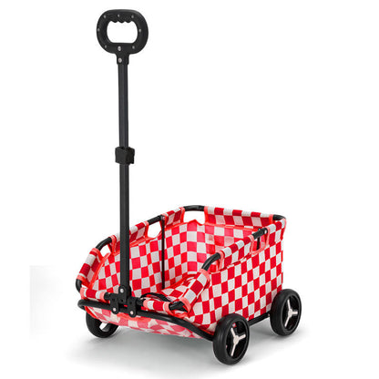 Pet Stroller Dog Cat Trolley Portable Foldable Storage Car