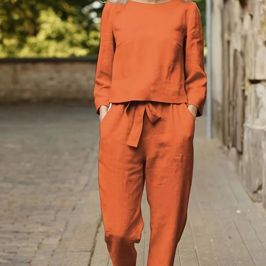 Women'S  Casual Polyester Set