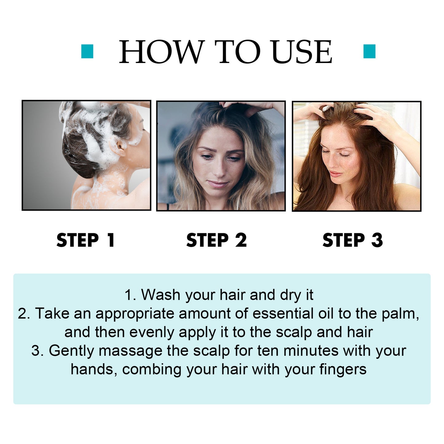 Morocco Hair Care Essential Oil Smooth Dry And Dense Hair