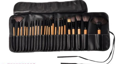 24 Pcs Makeup Brush Sets Cosmetics Eyebrow Powder Foundation Shadows Make Up Tools