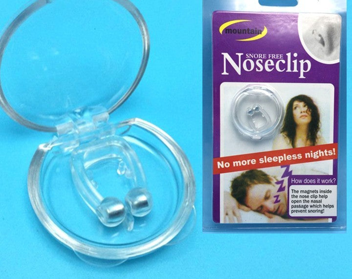 Silicone Magnetic Anti Snore Nose Clip Sleep Tray Sleeping Aid Apnea Guard