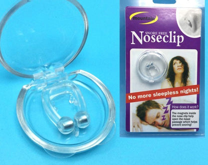 Silicone Magnetic Anti Snore Nose Clip Sleep Tray Sleeping Aid Apnea Guard