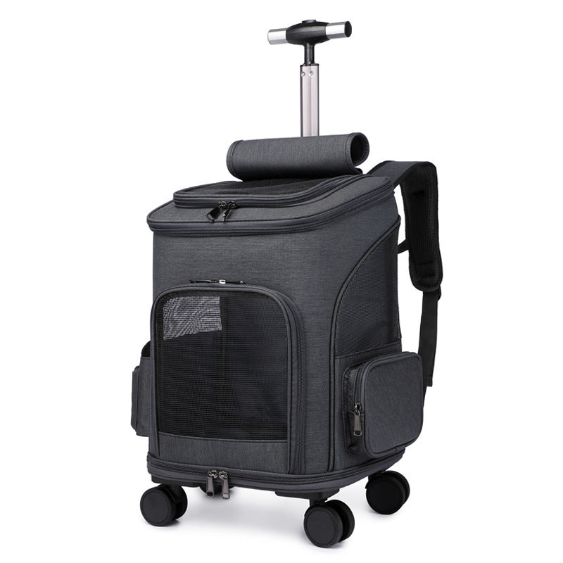 Portable Folding Trolley Pet Backpack Traveling