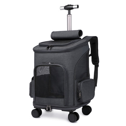 Portable Folding Trolley Pet Backpack Traveling