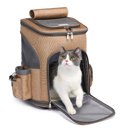 Portable Folding Trolley Pet Backpack Traveling
