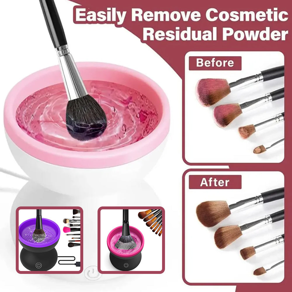Electric Makeup Brush Cleaner USB Beauty Set