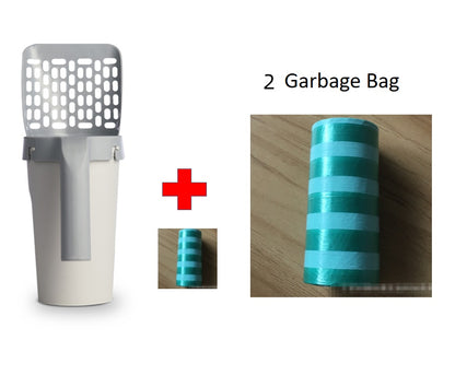 Storage Box Cat Litter Shovel Set