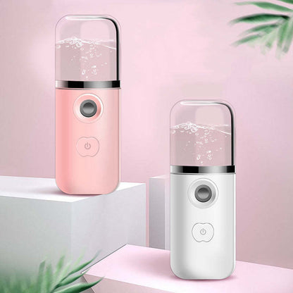 Handheld Beauty Spray Device USB Facial Steam Charging Humidifier