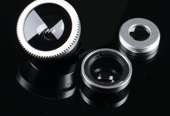 Phone Lens Fisheye 0.67x Wide Angle Camera Kit