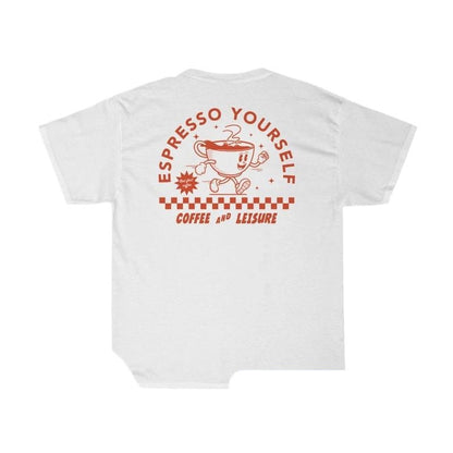 Espresso Yourself Women Retro Funny Coffee T-Shirts Oversize