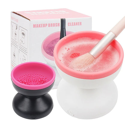 Electric Makeup Brush Cleaner USB Beauty Set