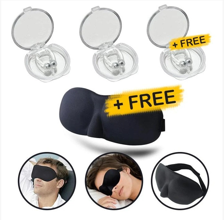 Silicone Magnetic Anti Snore Nose Clip Sleep Tray Sleeping Aid Apnea Guard