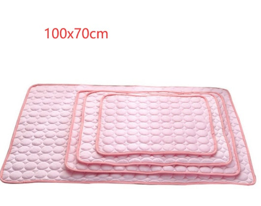Pet Dog Cat Ice Silk Cold Pad For Cooling