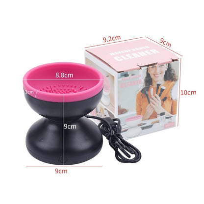 Electric Makeup Brush Cleaner USB Beauty Set