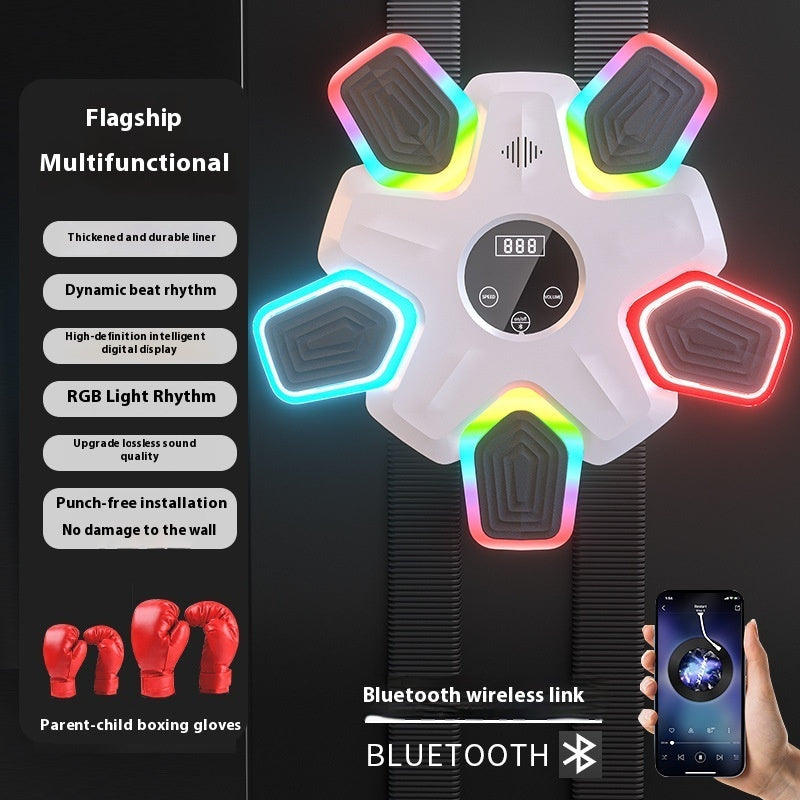 Bluetooth Music Sports Fitness Machine Home Training Boxing Wall Target