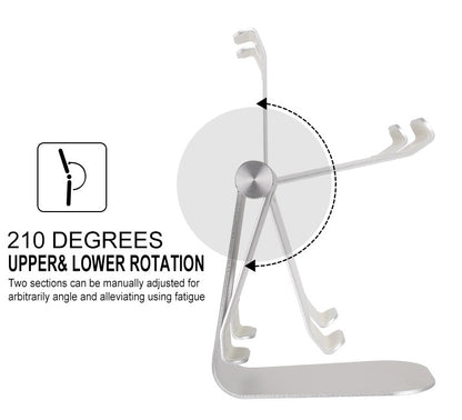 Compatible with Apple, Ipad Stand Mini Tablet Phone Mount Adjustable Bracket