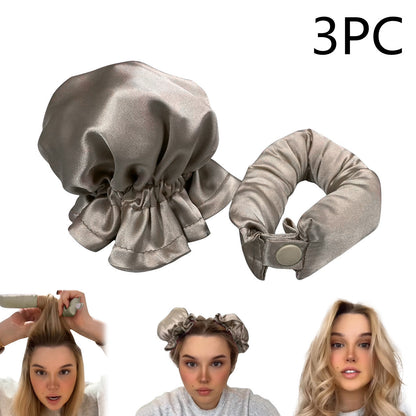 Heatless Curl Stick With Cloth Cover Headband Hair Style Tools