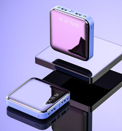 Mini Power Bank 20000 MAh Portable Mirror Digital