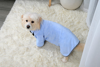 Quick-drying Pet Absorbent Towel Dog Bathrobe