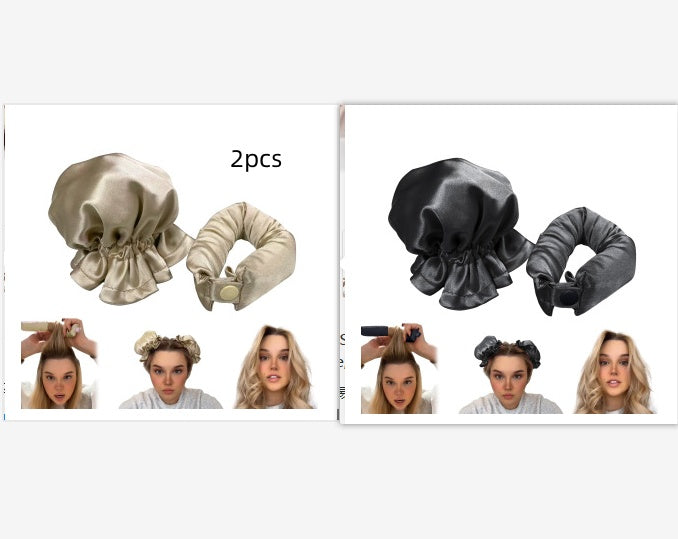 Heatless Curl Stick With Cloth Cover Headband Hair Style Tools