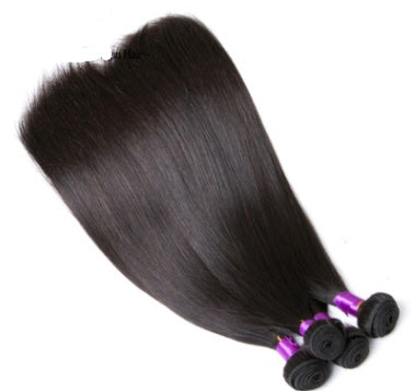Human hair straight hair natural color