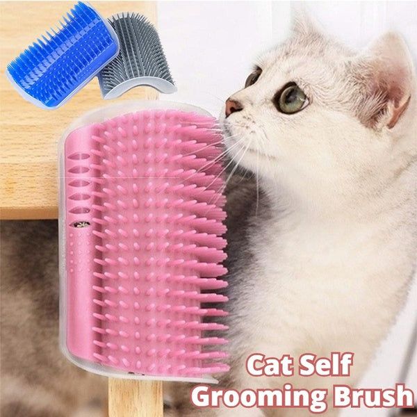 Cat Self-Grooming Brush Pet Wall