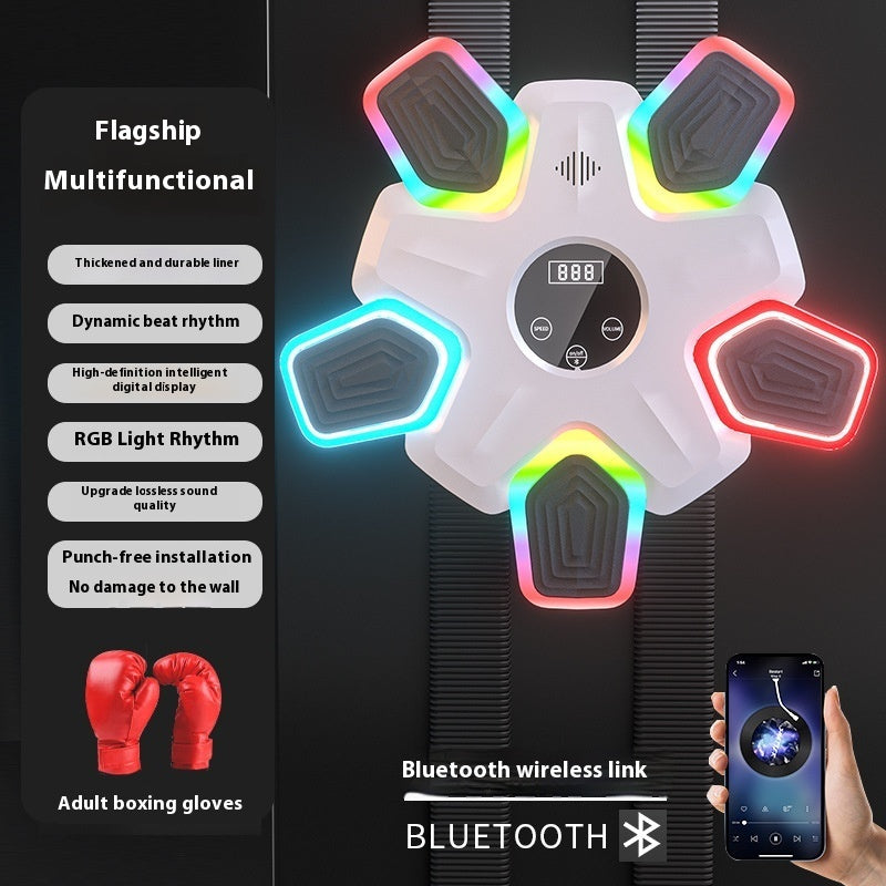 Bluetooth Music Sports Fitness Machine Home Training Boxing Wall Target