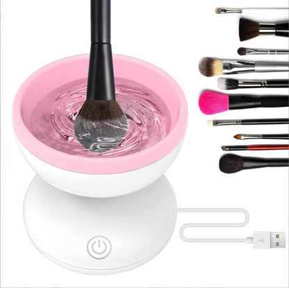 Electric Makeup Brush Cleaner USB Beauty Set