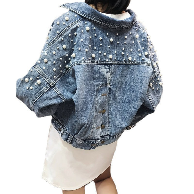 Short Denim Coat Women's Slimming