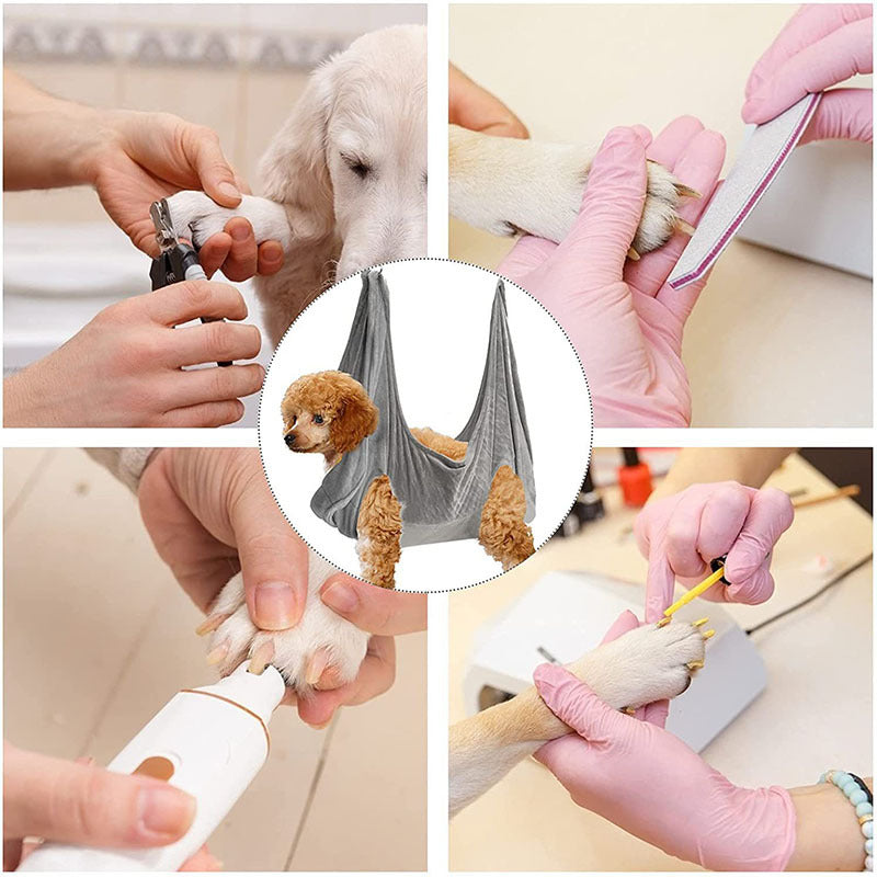 Pet Dog Cat Grooming Hammock Harness Breathable
