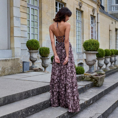 Loose Beads Characteristic Vest Dress