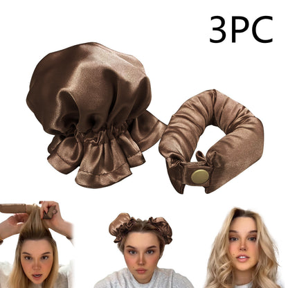 Heatless Curl Stick With Cloth Cover Headband Hair Style Tools