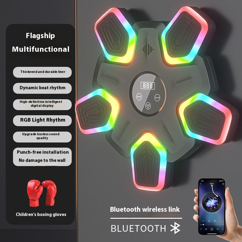 Bluetooth Music Sports Fitness Machine Home Training Boxing Wall Target