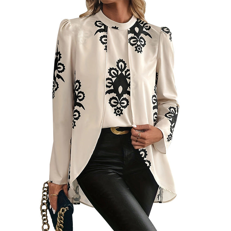 Women's Long-sleeved Shirt New Elegant Top