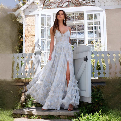 Beautiful And Unique Sling Dress For Seaside Vacation