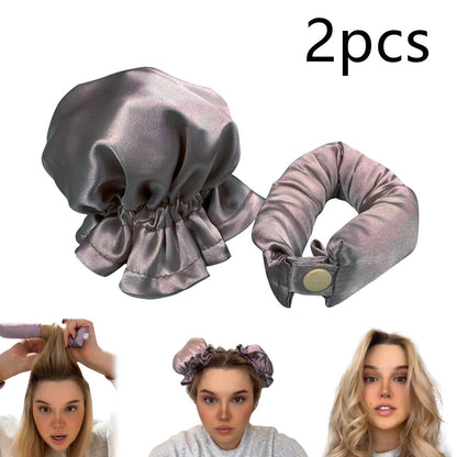 Heatless Curl Stick With Cloth Cover Headband Hair Style Tools