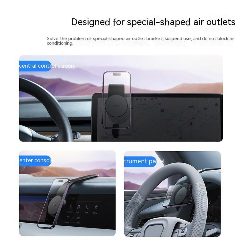 Magnetic Bendable Phone Holder Wireless Charger 15W