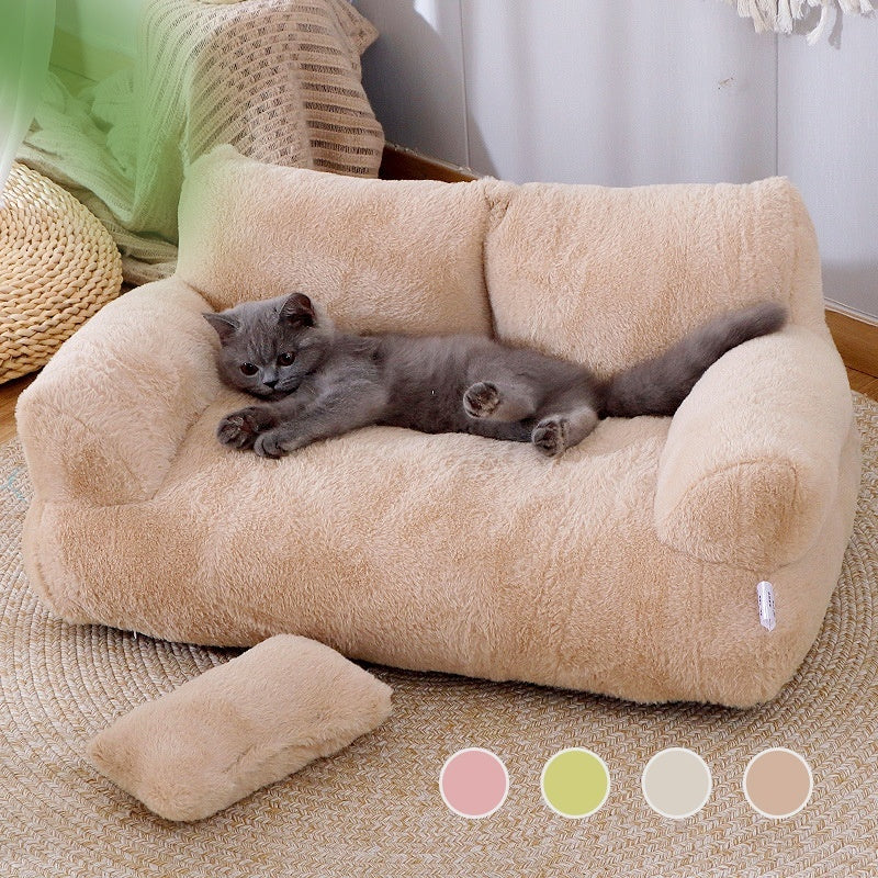 Luxury Pet Bed Sofa Small Medium Dogs Cats