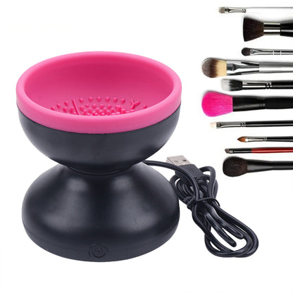 Electric Makeup Brush Cleaner USB Beauty Set