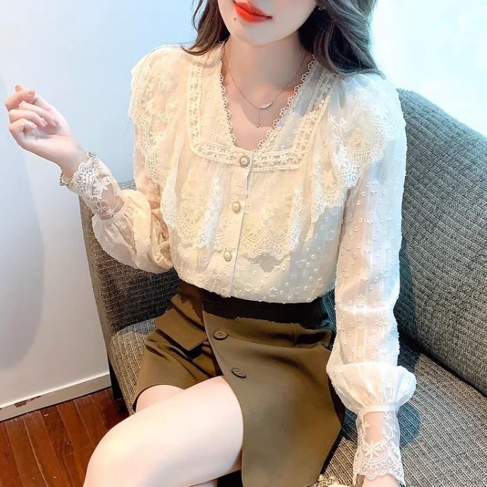 Casual All-matching Loose Women's Tops