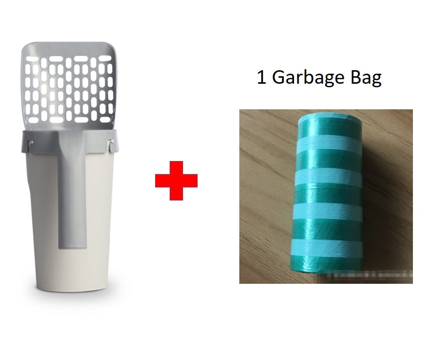 Storage Box Cat Litter Shovel Set