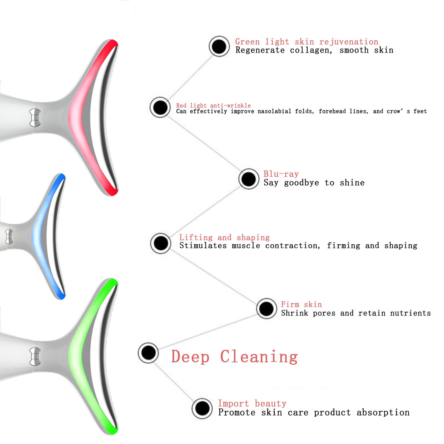 Color Light Neck Beauty Instrument Massage