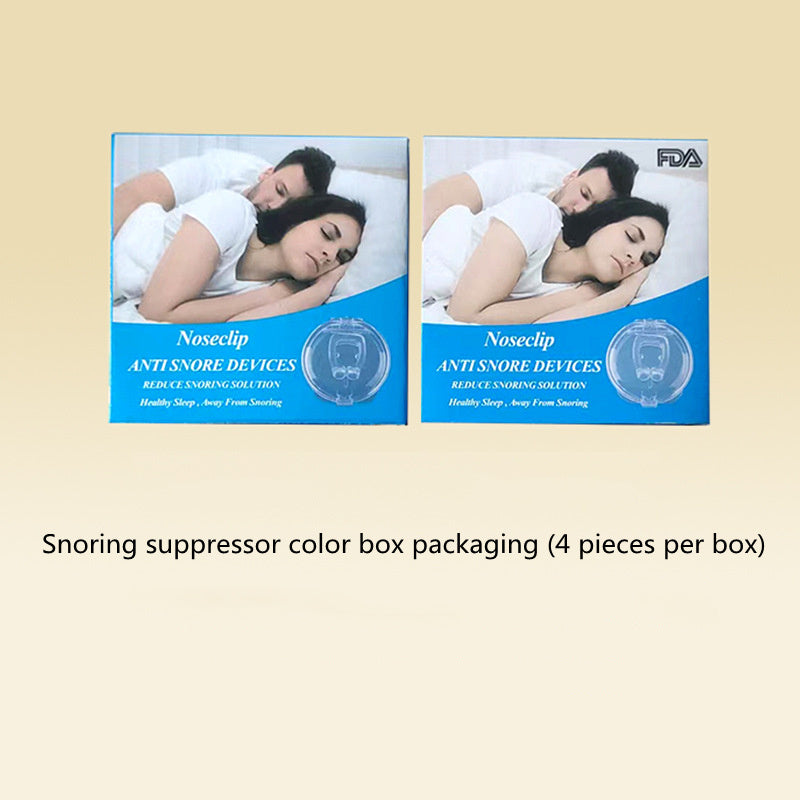 Silicone Magnetic Anti Snore Nose Clip Sleep Tray Sleeping Aid Apnea Guard