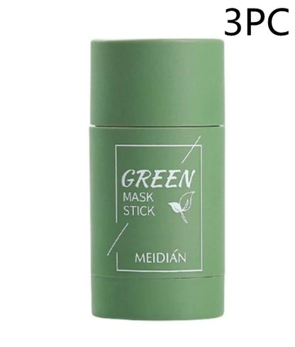 Cleansing Green Tea Mask Clay Stick Oil Control Whitening Seaweed Mask Skin Care