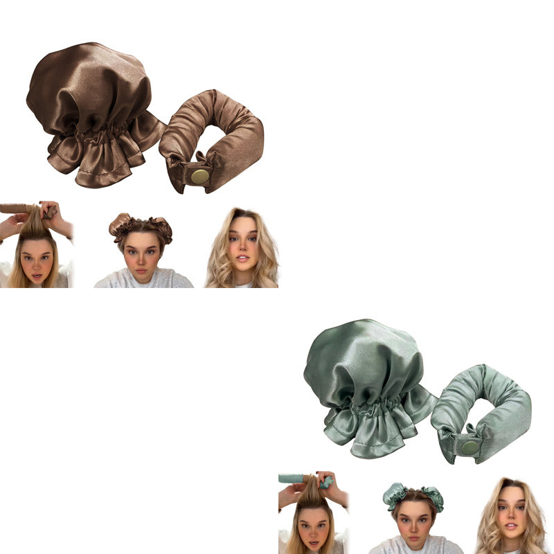 Heatless Curl Stick With Cloth Cover Headband Hair Style Tools