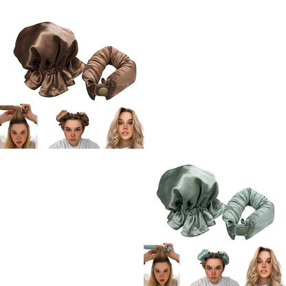 Heatless Curl Stick With Cloth Cover Headband Hair Style Tools