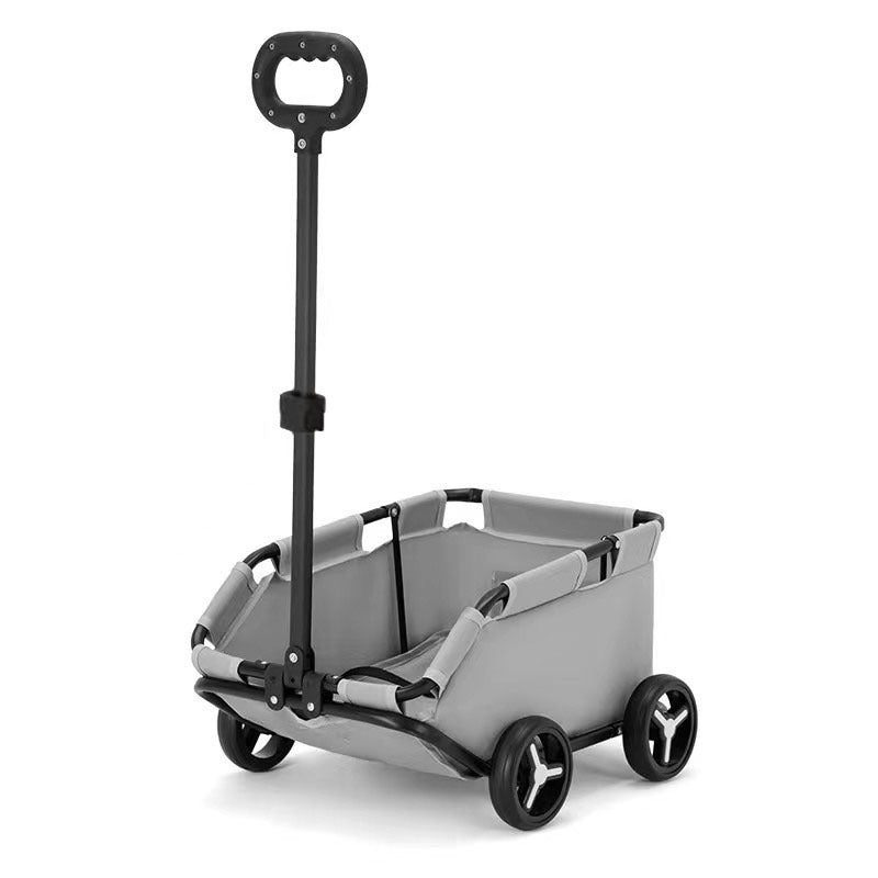 Pet Stroller Dog Cat Trolley Portable Foldable Storage Car