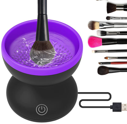Electric Makeup Brush Cleaner USB Beauty Set
