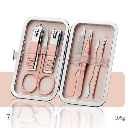Professional Scissors Nail Clippers Set Pedicure Knife Nail Groove Trimmers